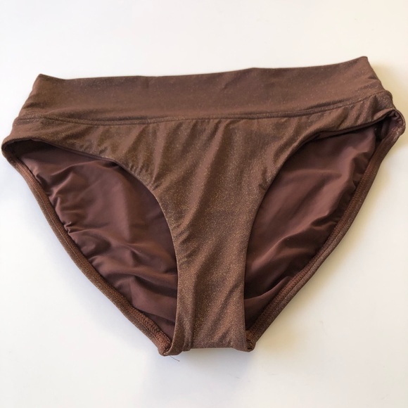 Max Swim Charlie Shimmer Bikini Bottoms, High Waist XL NEW - Picture 4 of 7